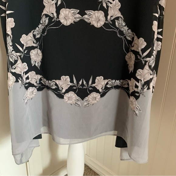 Max Studio Sleeveless Sheath Dress Black and Grey Design size Large - Picture 3 of 6